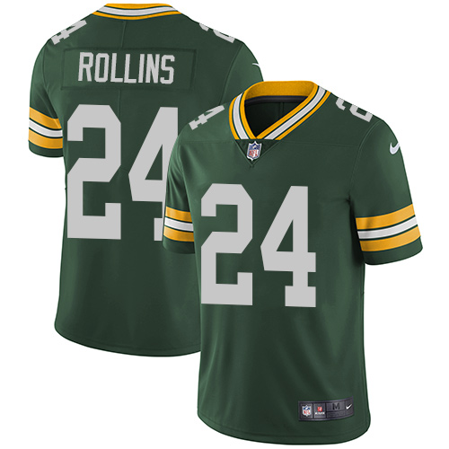 Nike Packers #24 Quinten Rollins Green Team Color Men's Stitched NFL Vapor Untouchable Limited Jersey - Click Image to Close